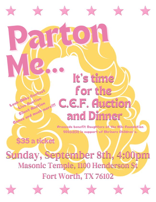 Parton Me...CEF Dinner and Auction 