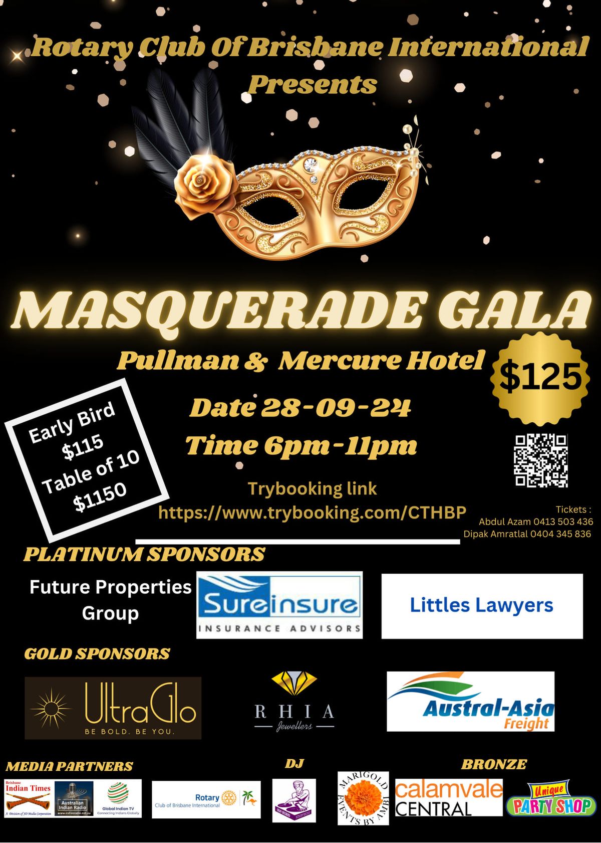 Rotary Club Of Brisbane International Masquerade Gala