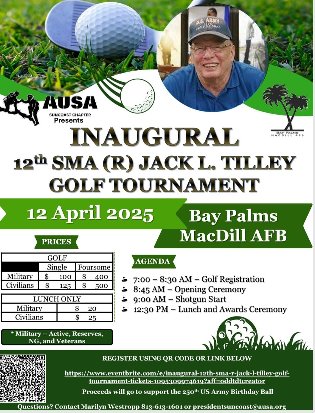 12th SMA (R) Jack Tilley Golf Tournament