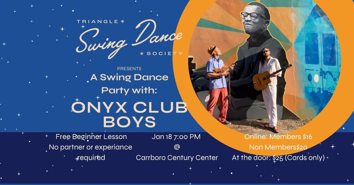 Swing Dance Party with the Onyx Club Boys