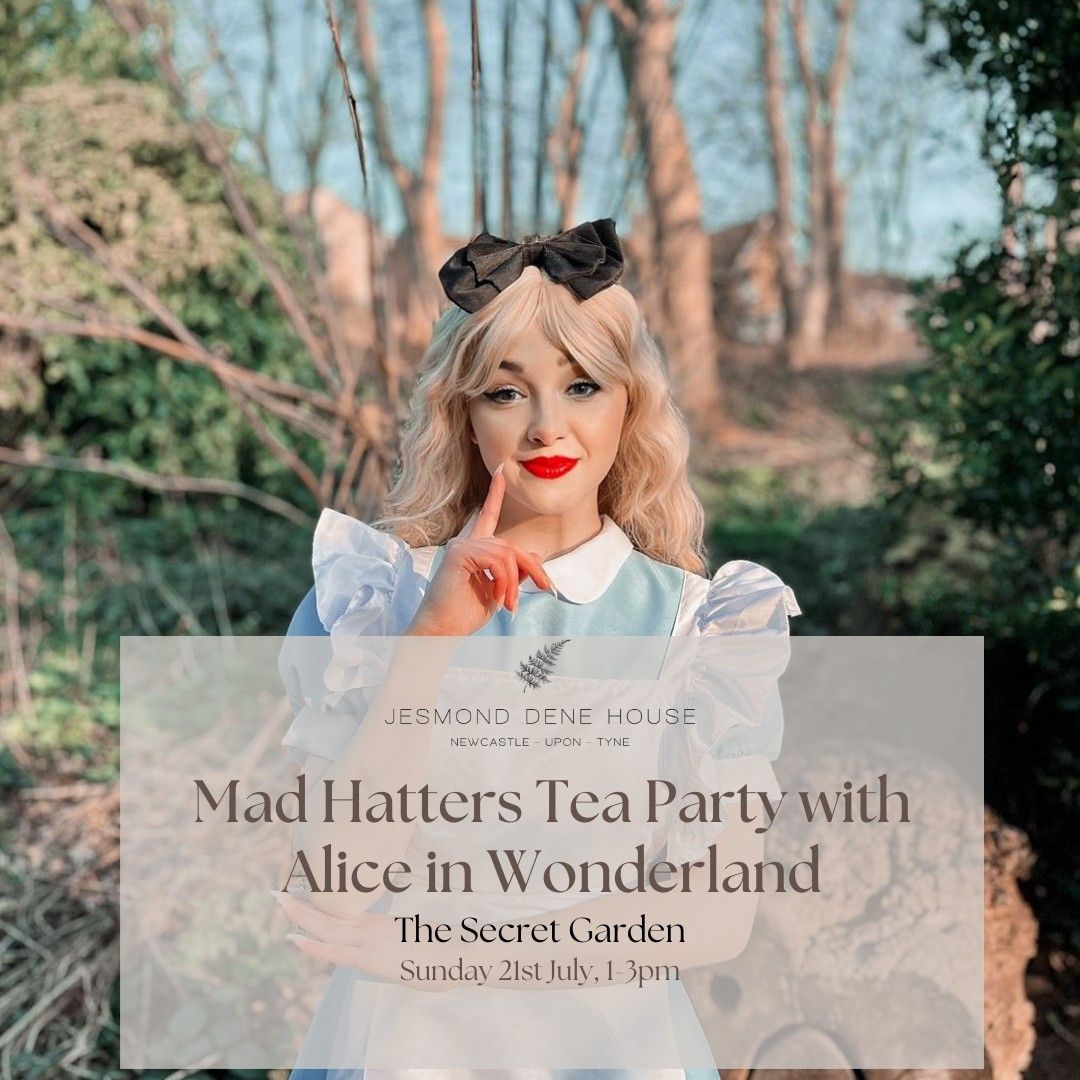 Mad Hatters Tea Party with Alice in Wonderland 