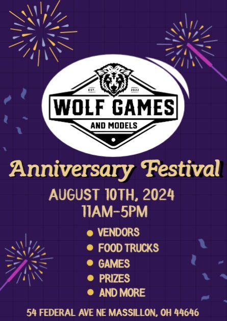Wolf Games And Models Anniversary Festival
