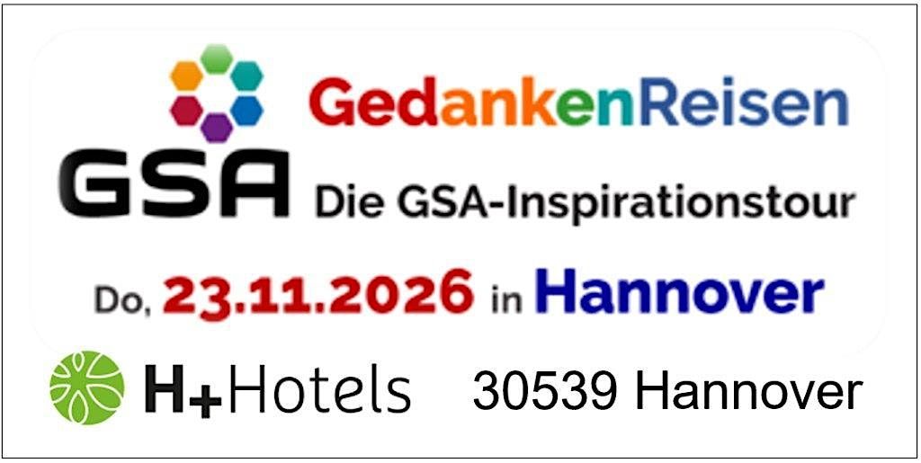 GSA-Inspirationstour in HANNOVER: 6 Redner:innen je 10 Min.