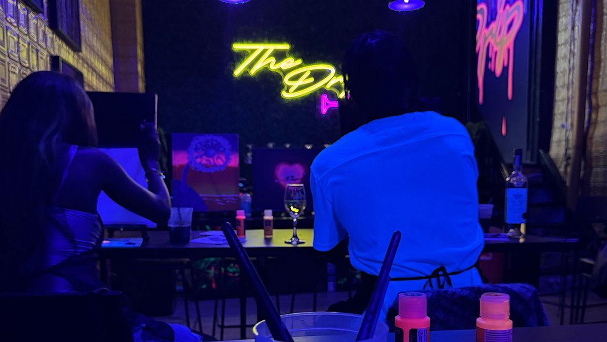 Sip & Glow in the Dark Paint Nite