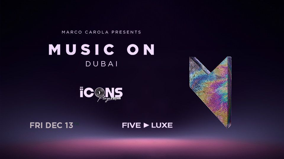 Playa Pacha Icons with Marco Carola Presents Music On