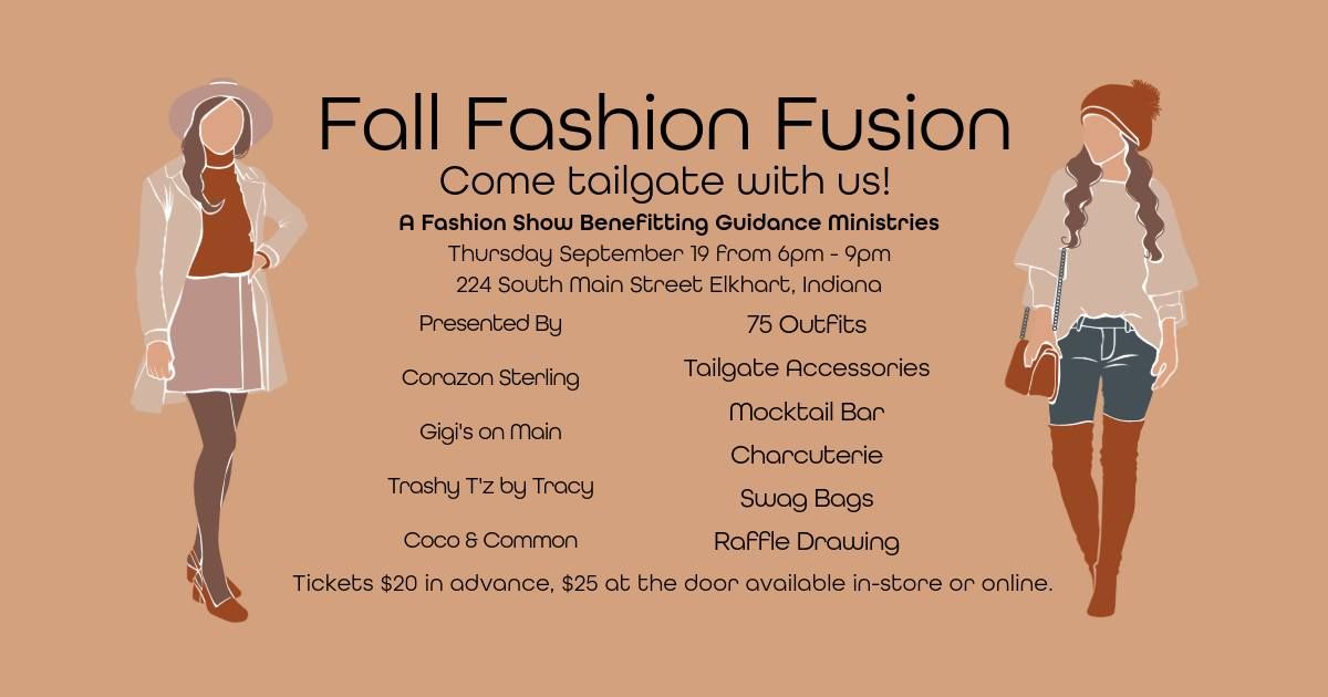 Fall Fashion Fusion - A Fashion Show Benefitting Guidance Ministries