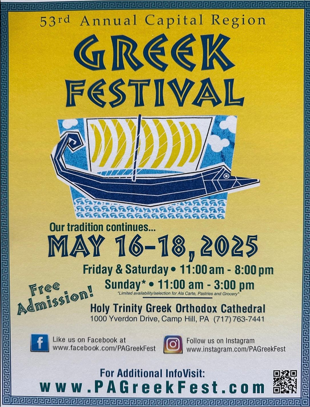 2025 PA Greek Fest