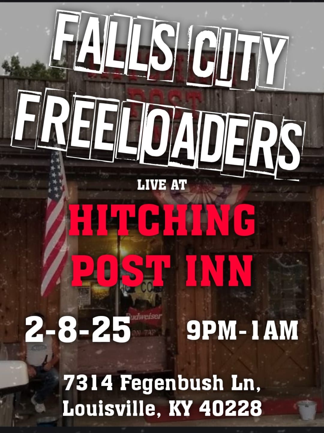 FALLS CITY FREELOADERS LIVE AT HITCHING POST INN 