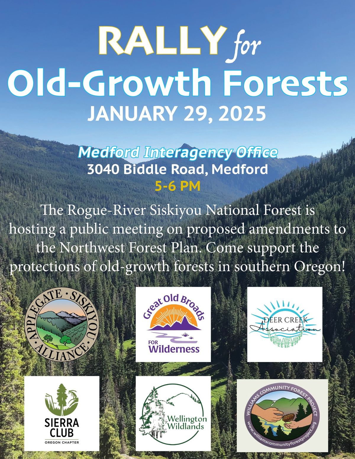 RALLY FOR OLD-GROWTH FORESTS