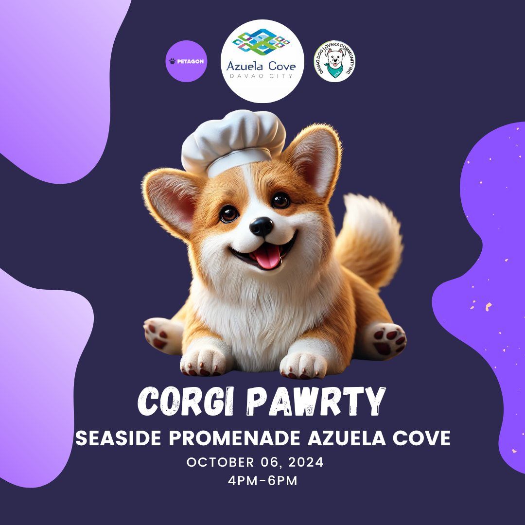 Corgi Pawrty at Seaside Promenade Azuela Cove! 