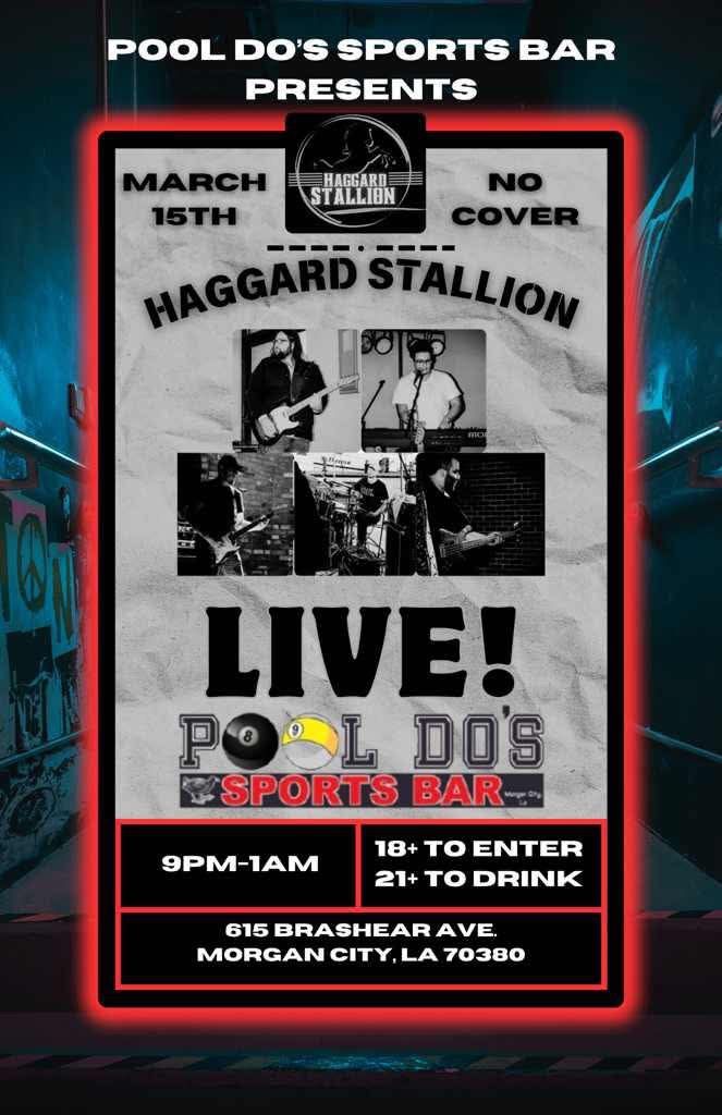 Haggard Stallion Live @ Pool Do\u2019s