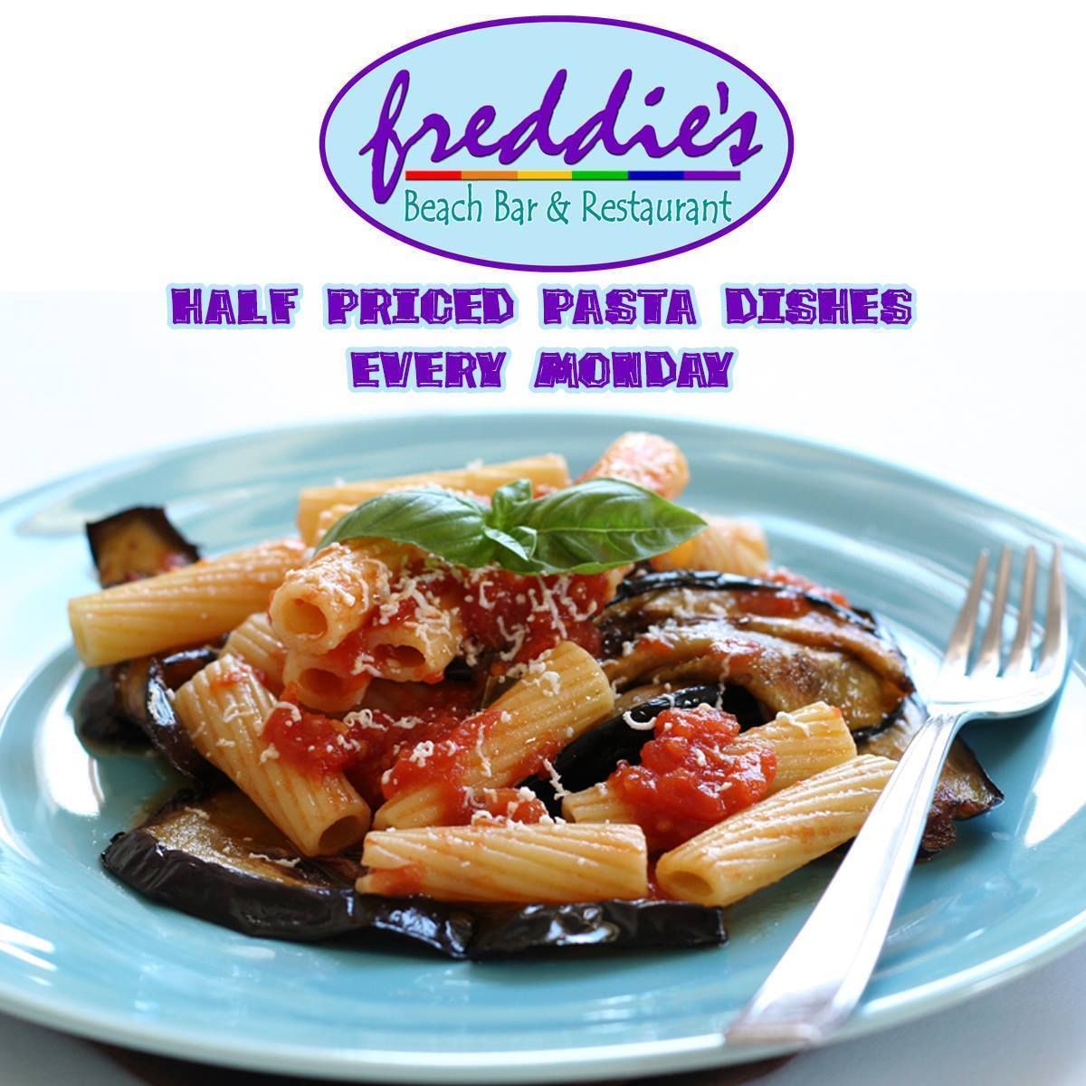 Half Priced Pasta Dishes Every Monday 