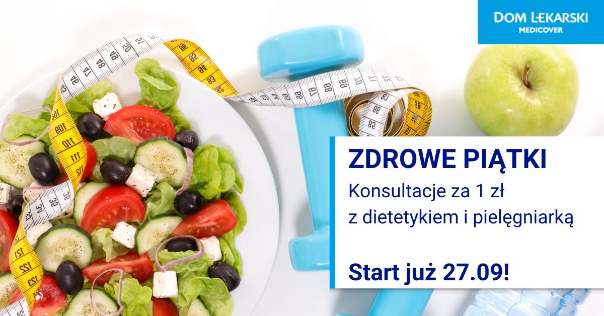 Zdrowe Pi\u0105tki: konsultacje z dietetykiem i piel\u0119gniark\u0105 za 1 z\u0142