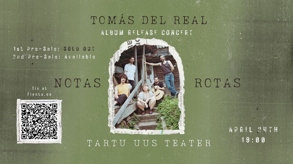 Tom\u00e1s del Real - Notas Rotas (Album Release Concert)