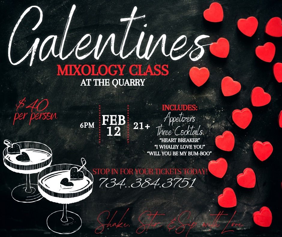 Galentine's Mixology Class at The Quarry