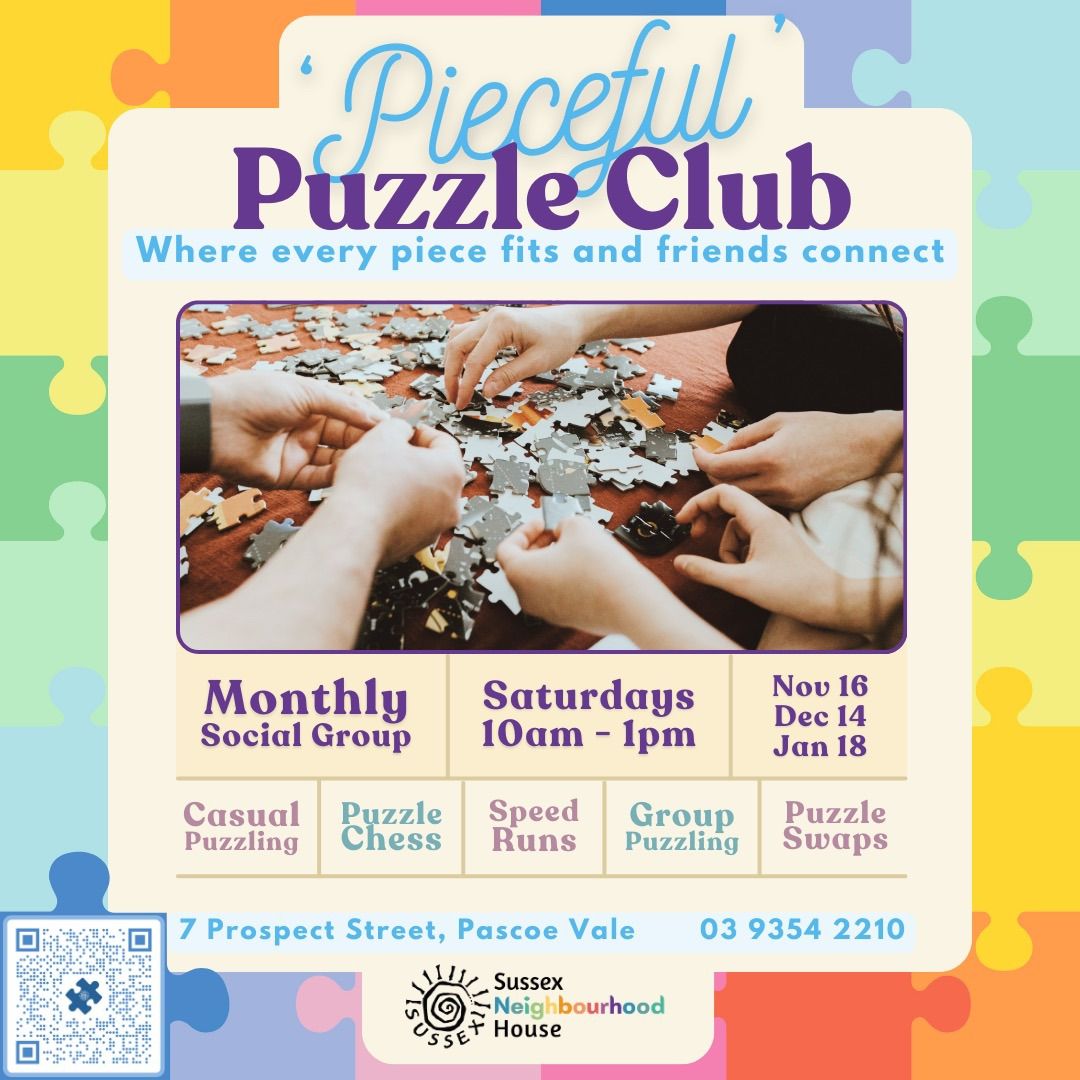 \u2018Pieceful\u2019 Puzzle Club