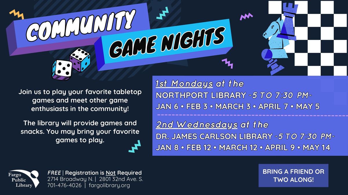 Community Game Night at the Northport Library