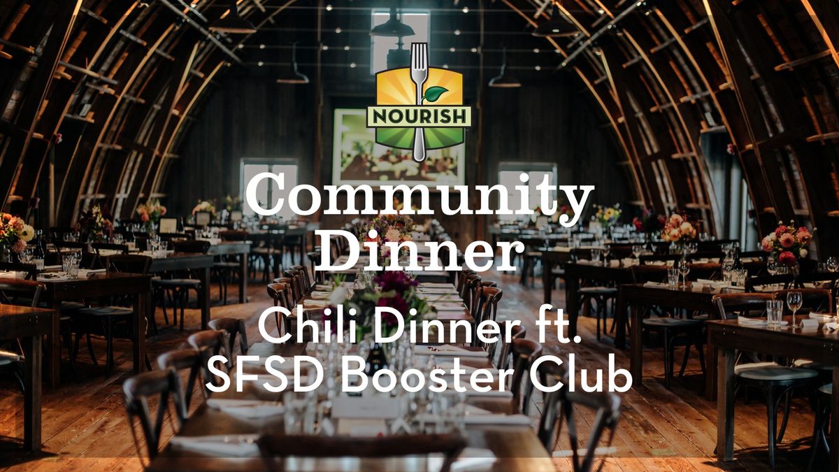 Community Dinner: Chili Dinner Event ft. Sheboygan Falls School District Booster Club