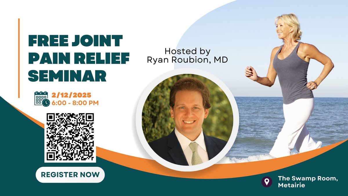 Free Joint Pain Relief Seminar