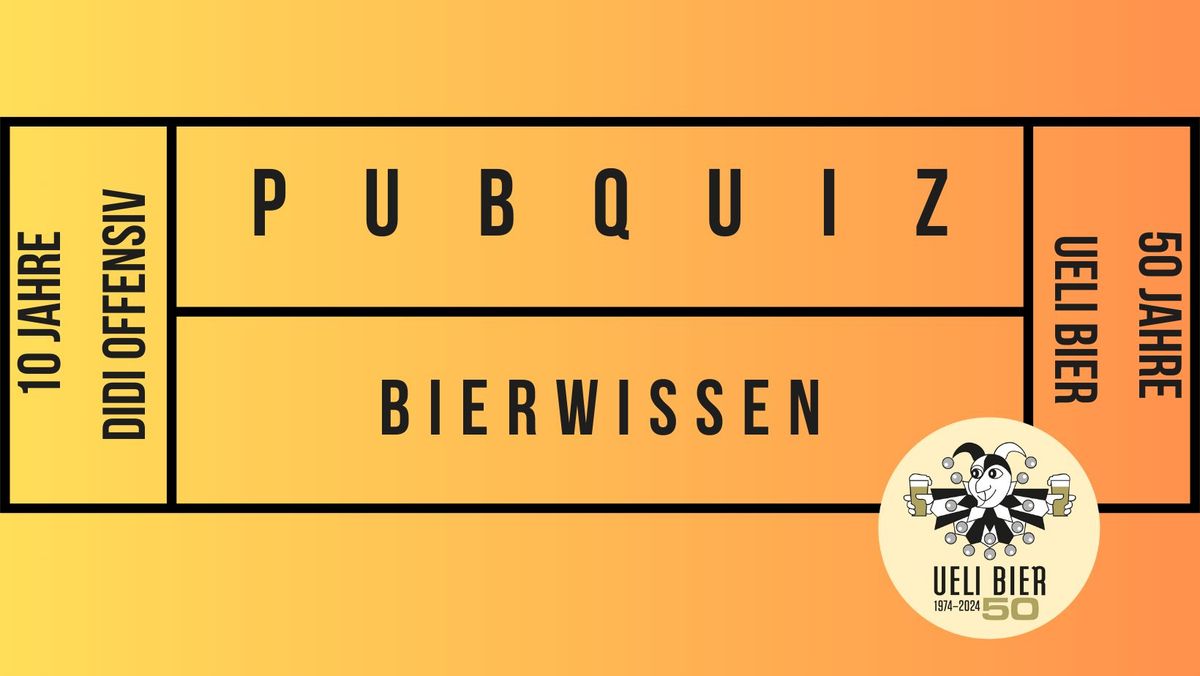 Bolzplatz: Pub-Quiz Bierwissen