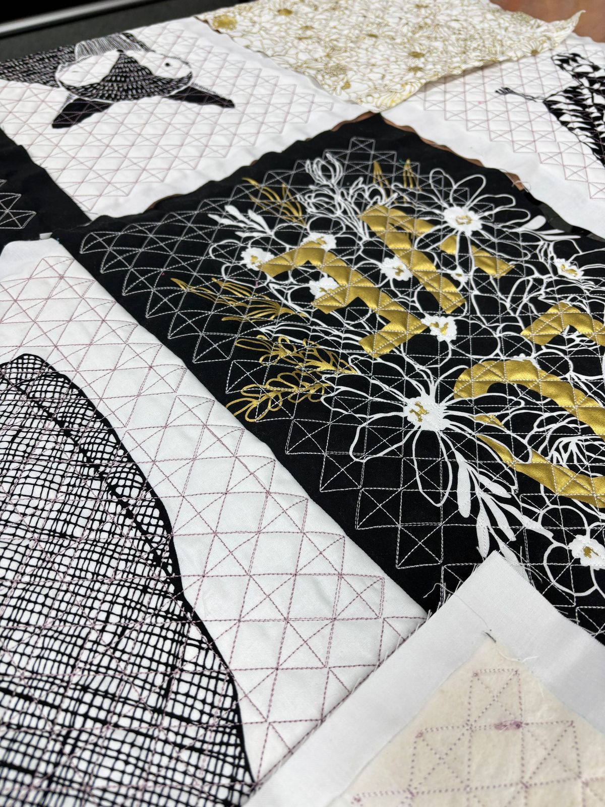 Quilting Workshop Series with embroidery machine