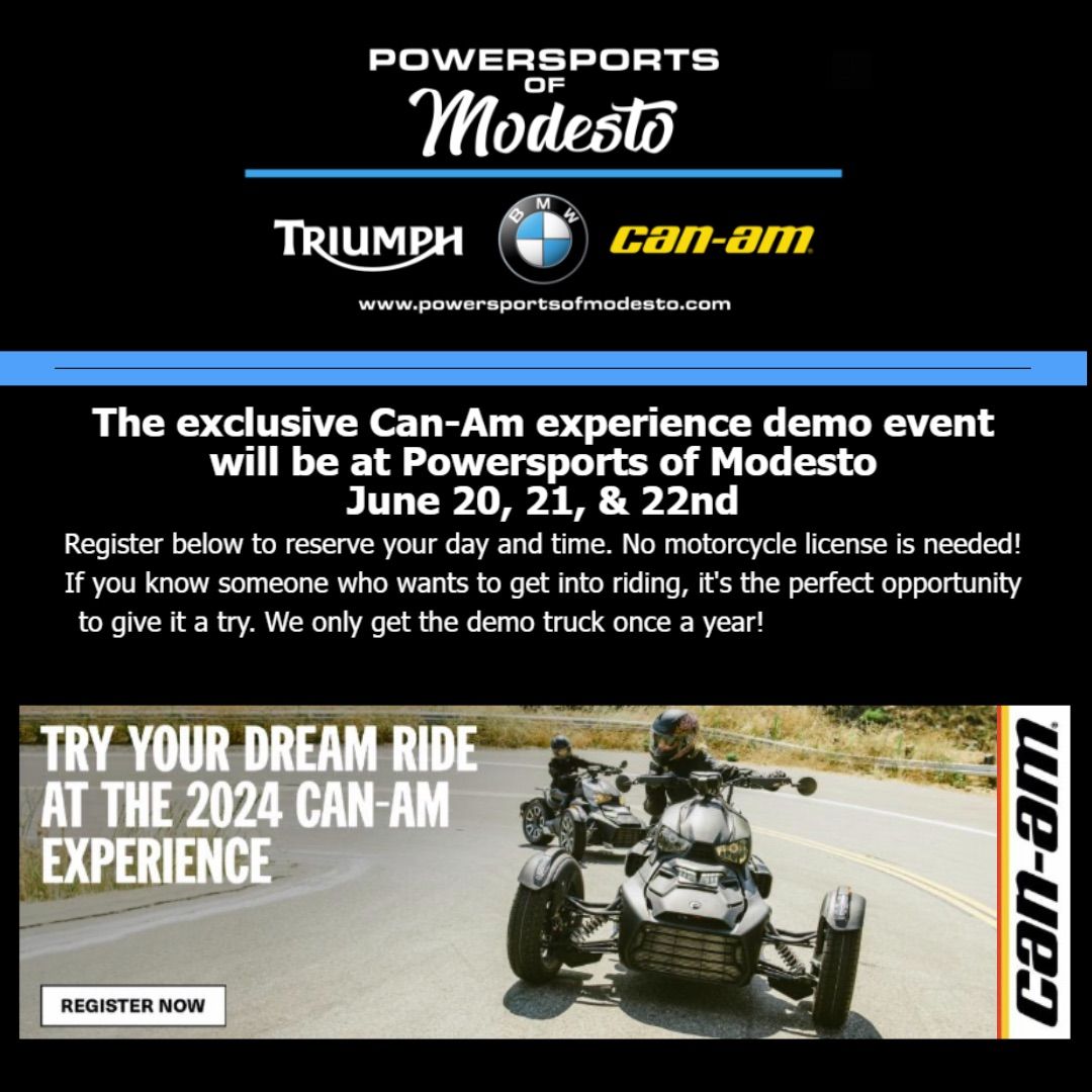 Can Am Demo Experience