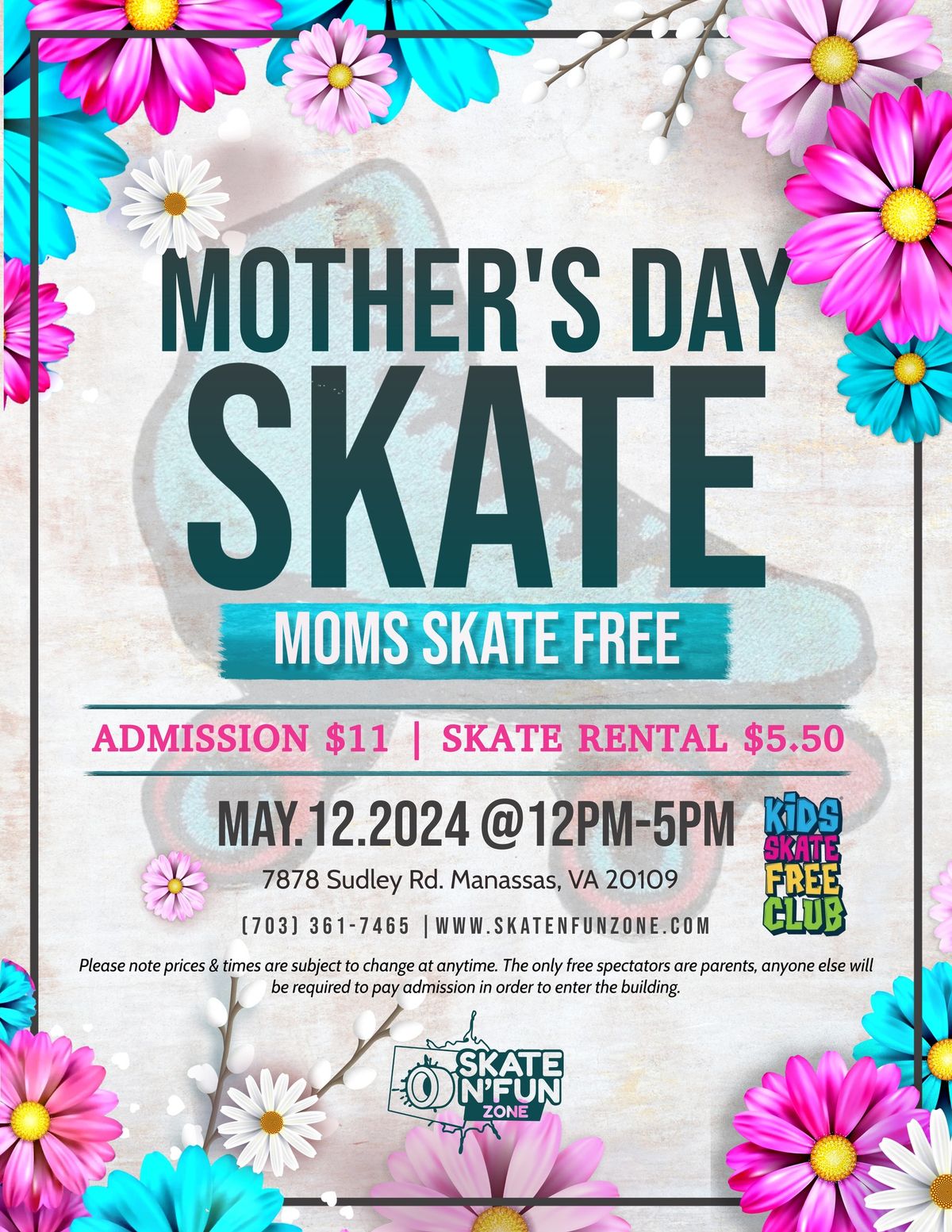 Mother's Day Skate