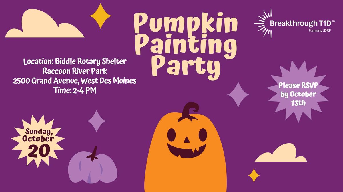 Breakthrough T1D Pumpkin Painting Party