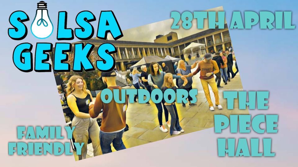 Salsa community dancing - The Piece Hall Day of Dance