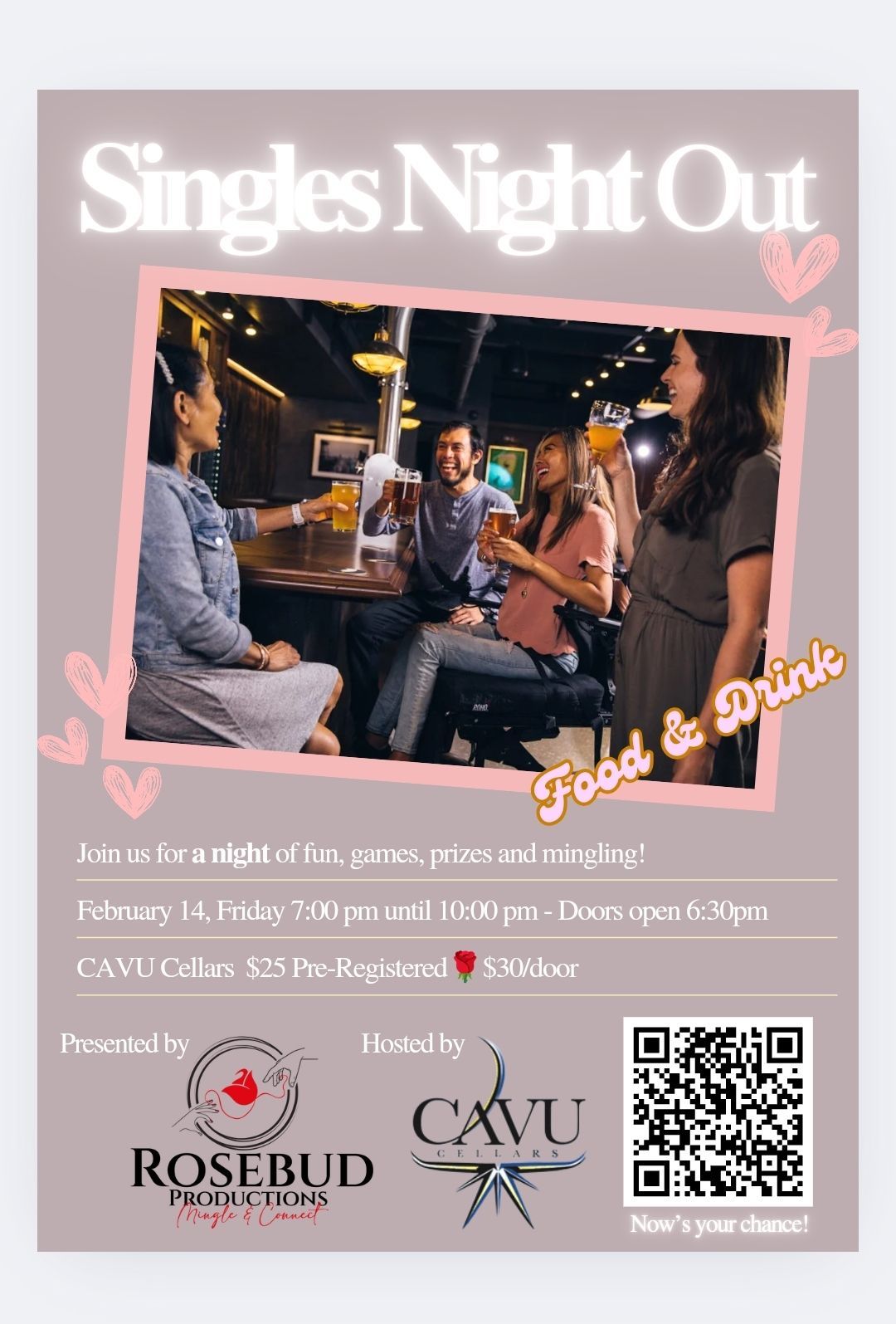 Valentine's Day Singles Mingle 