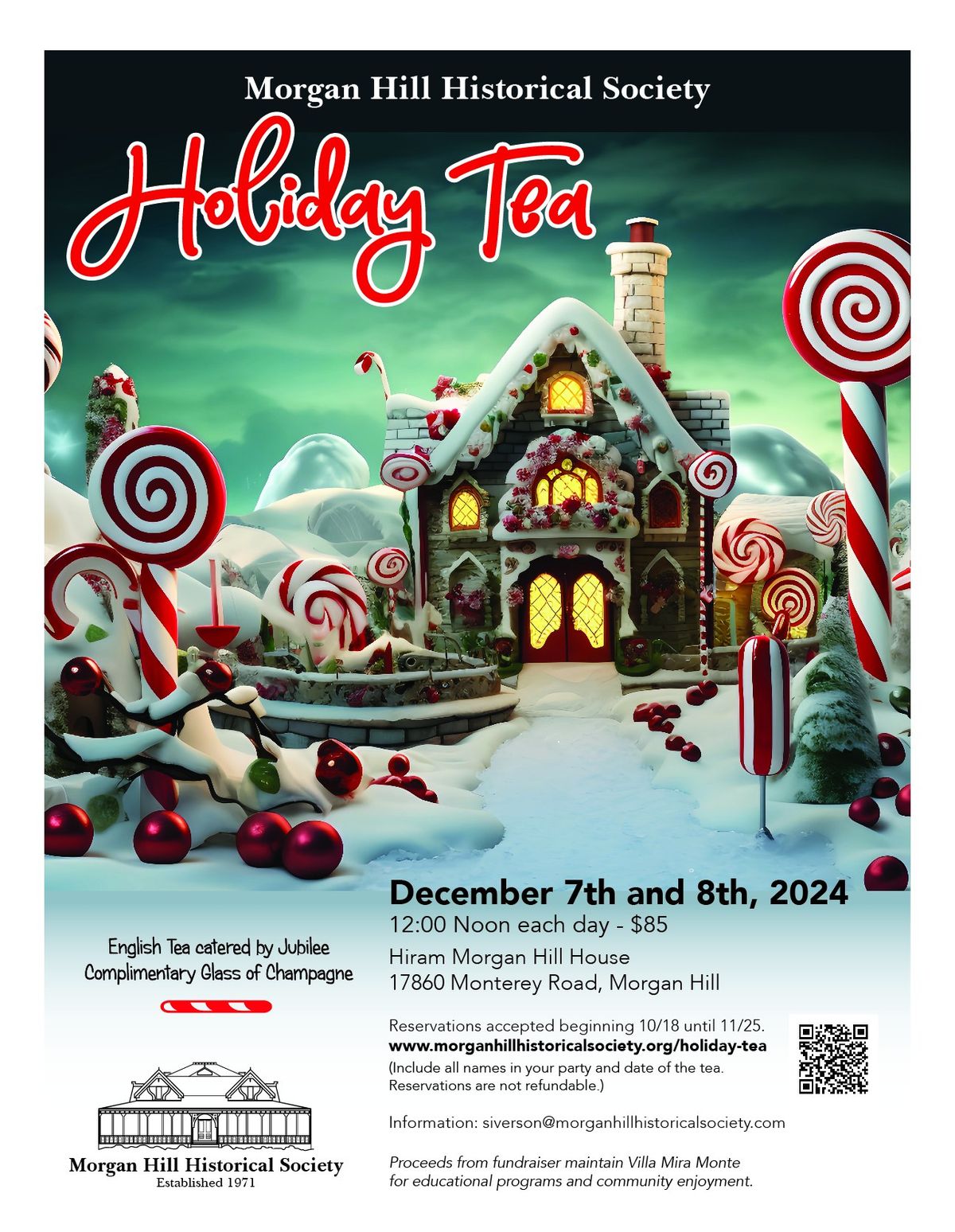 Morgan Hill Historical Society Holiday Tea