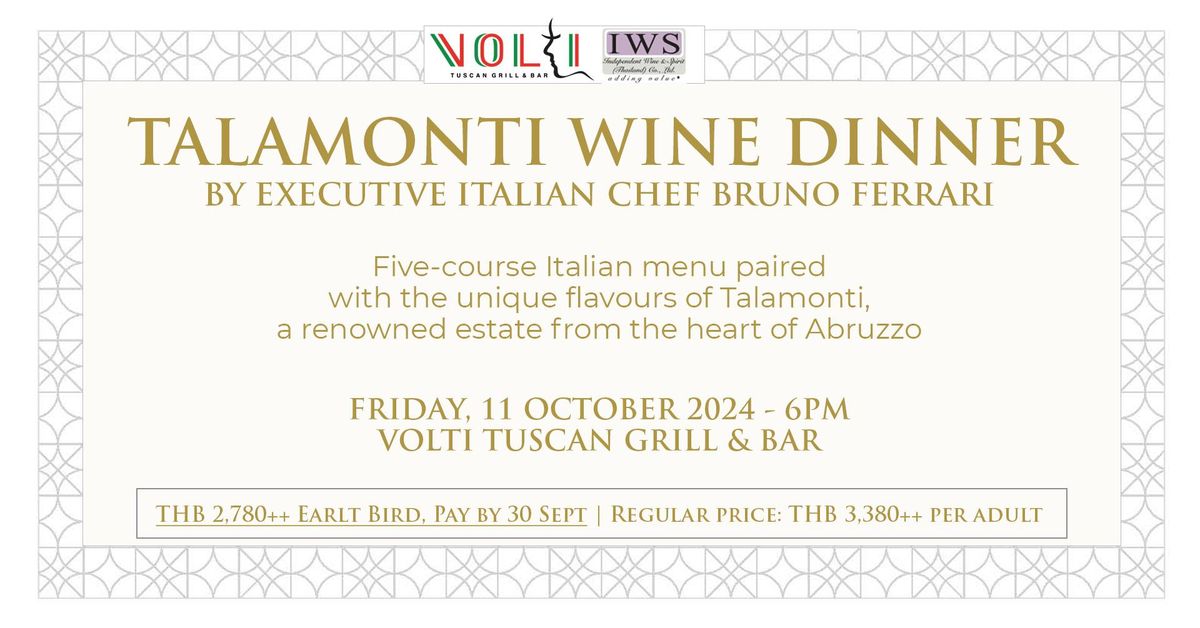 Talamonti Wine Dinner