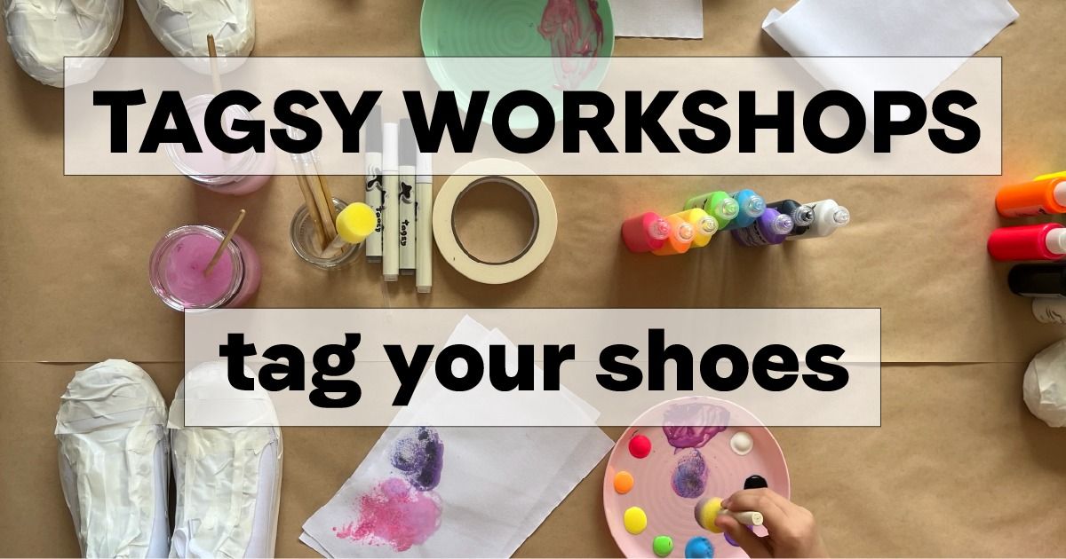 Tagsy Workshop - Tag a pair of high-top sneakers