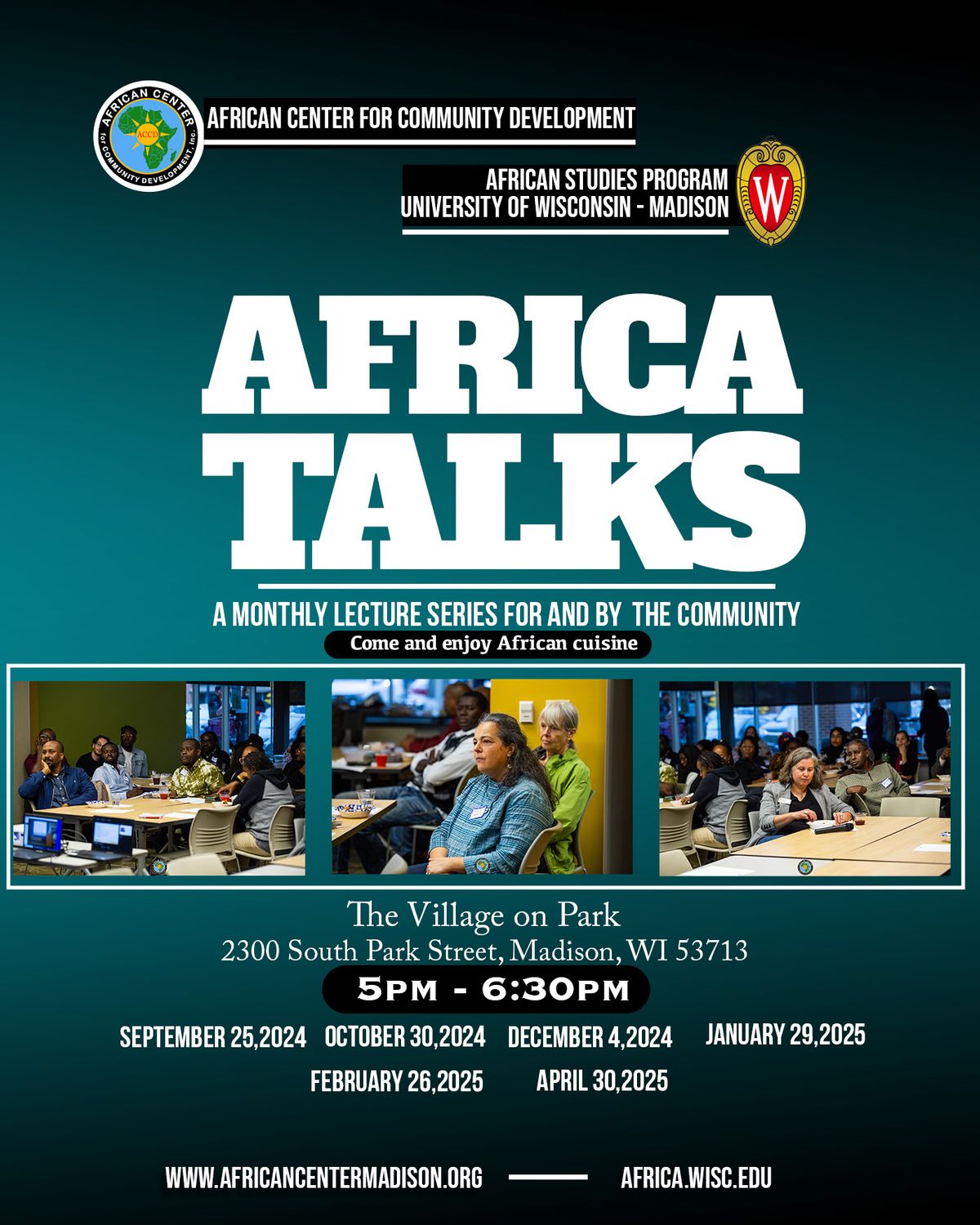 Africa Talks: Monthly Community Lecture Series