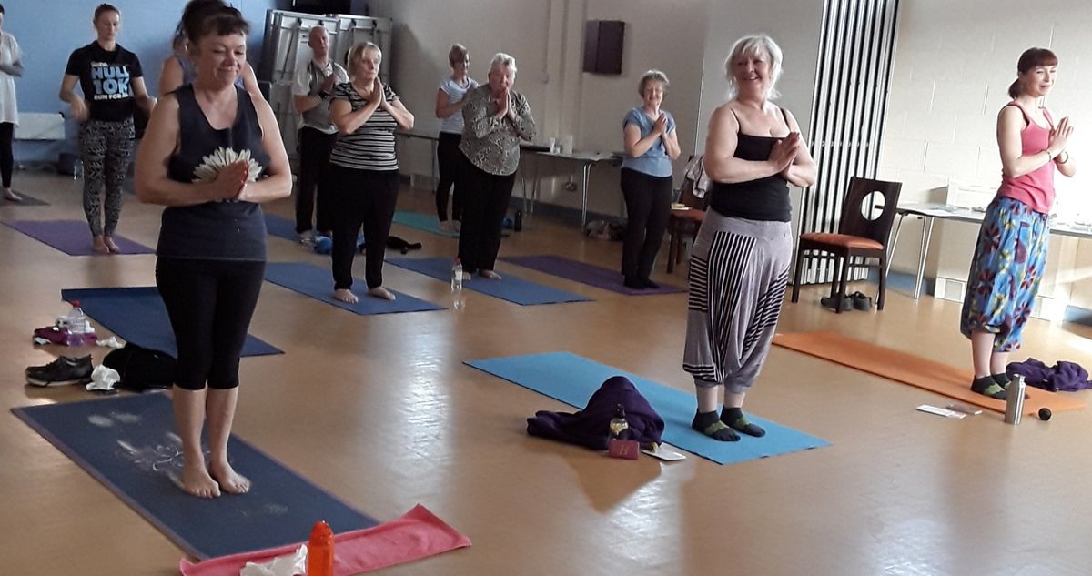 Hatha yoga for all abilities every Wednesday 1-2.30pm