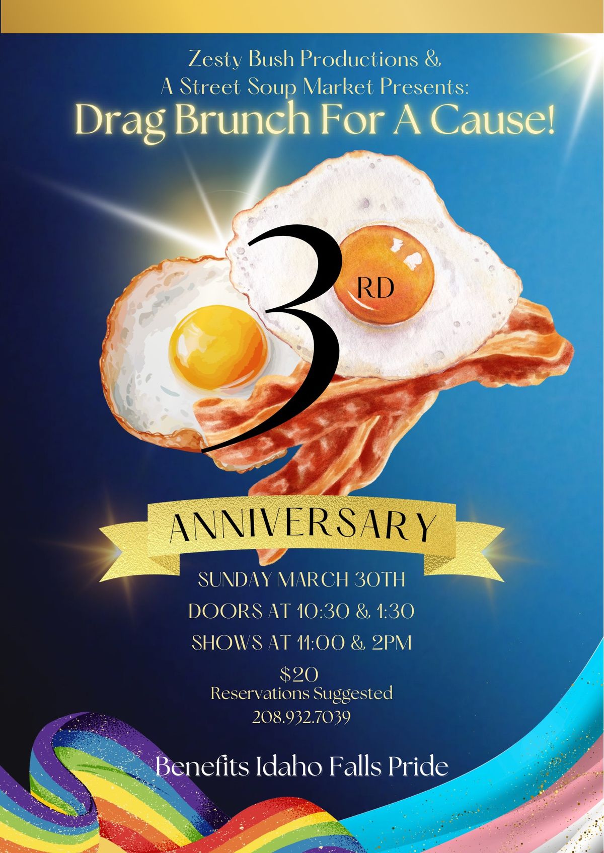 The 3rd Anniversary Celebration of Drag Brunch For A Cause! 