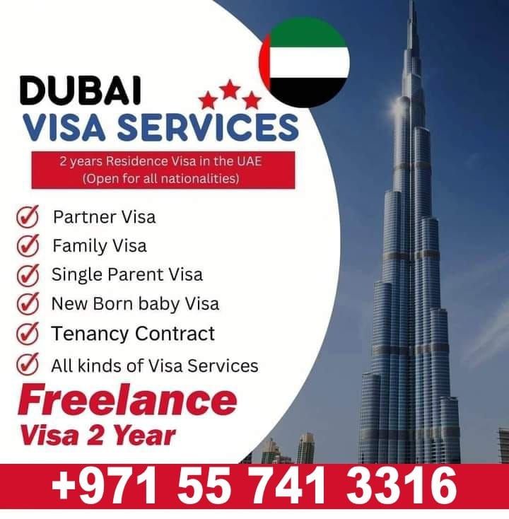 UAE FreeLance Visa 2 years Family Visa Partner Visa 2Year's