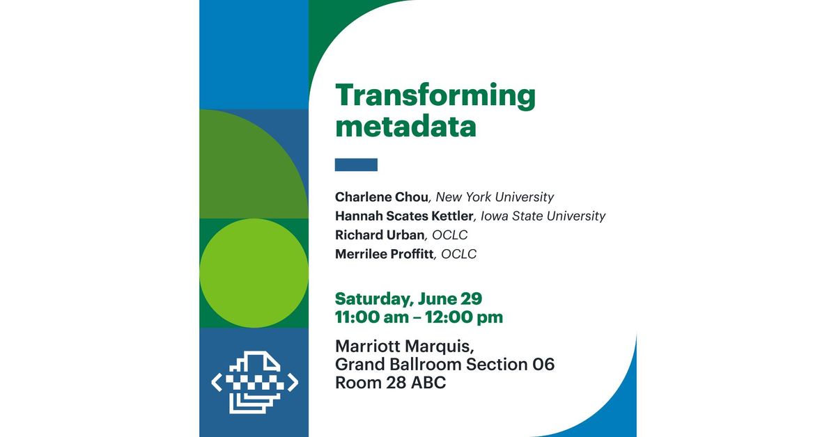 Transforming Metadata: Getting ready for AI @ ALAAC24