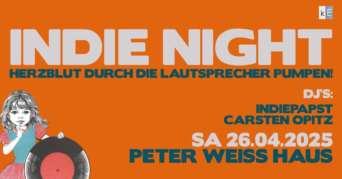 INDIE NIGHT \u2022 Peter Weiss Haus \u2022 Rostock