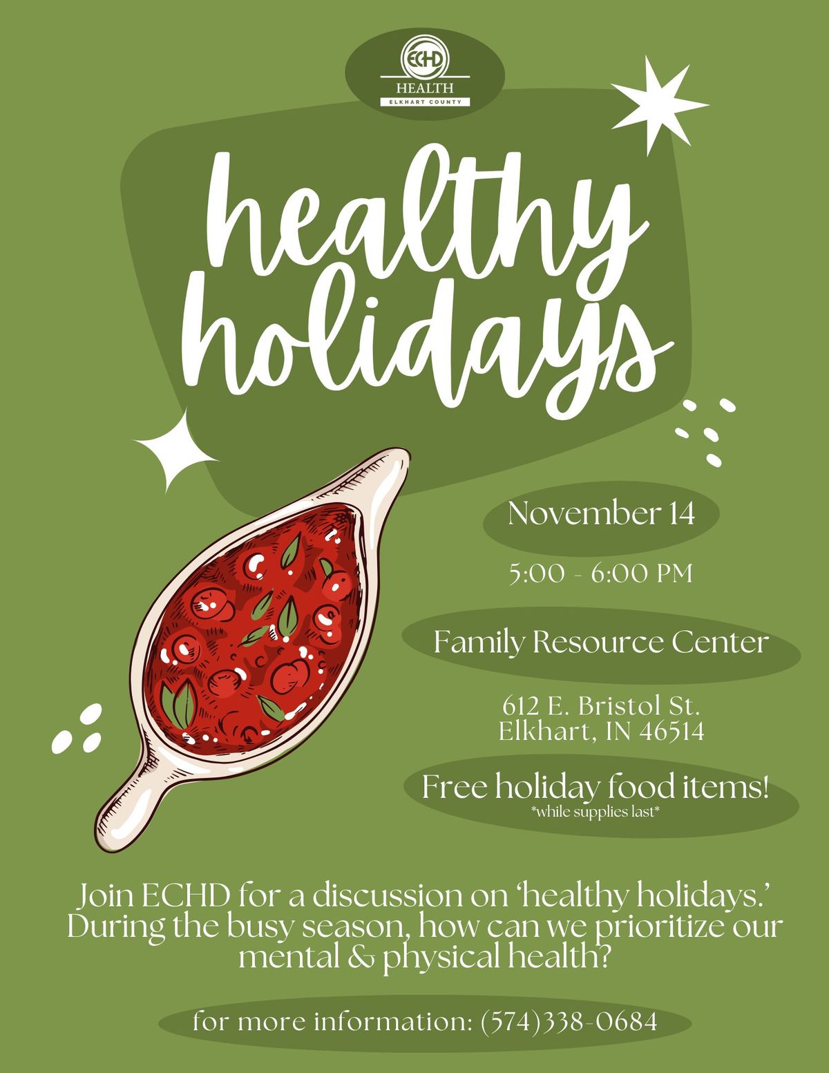 Healthy Holidays Education Session