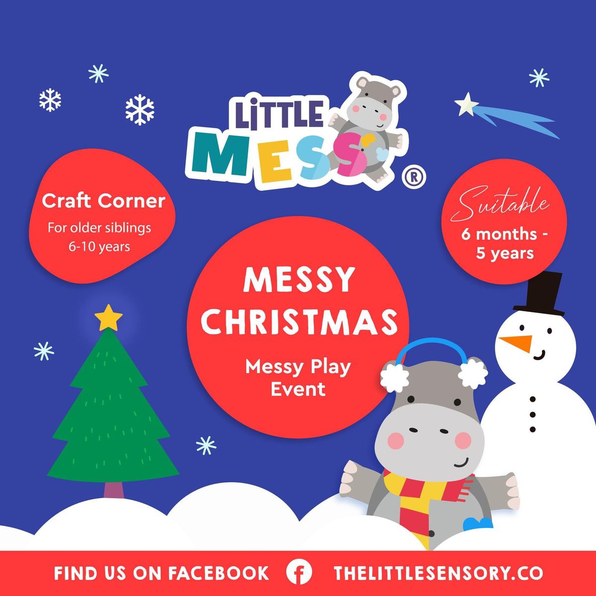 Messy Play - Swynnerton - Messy Chrismas