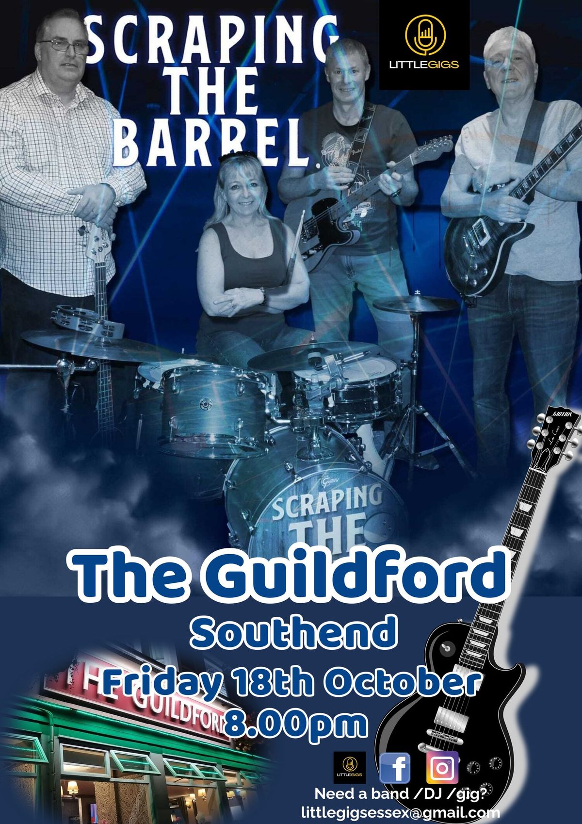 Scraping The Barrel - Live & Kicking at The Guildford, Southend! \ud83e\udd73\ud83c\udfb8