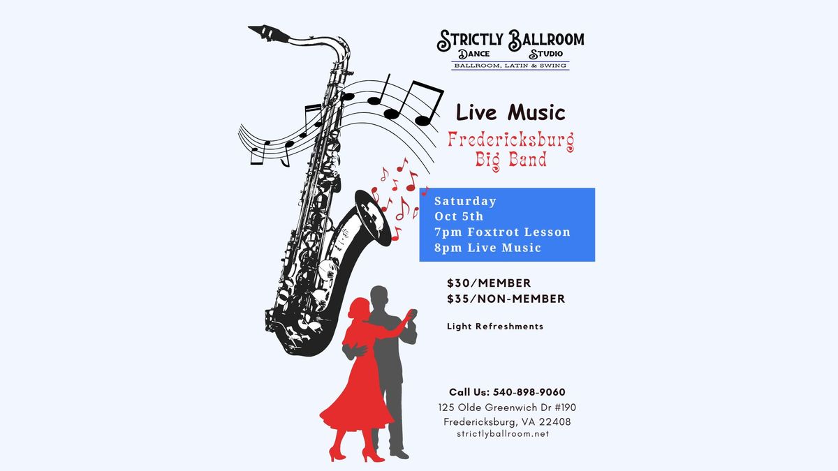 Fredericksburg Big Band @ Strictly Ballroom Dance Studio