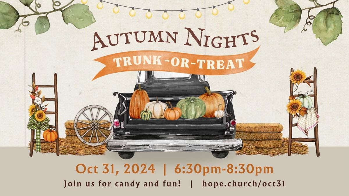 Autumn Nights Trunk-Or-Treat