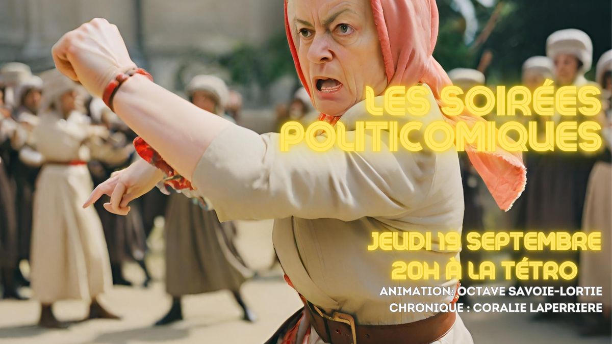 Soir\u00e9es Politicomiques + cl\u00f4ture d'exposition 19 septembre 2024