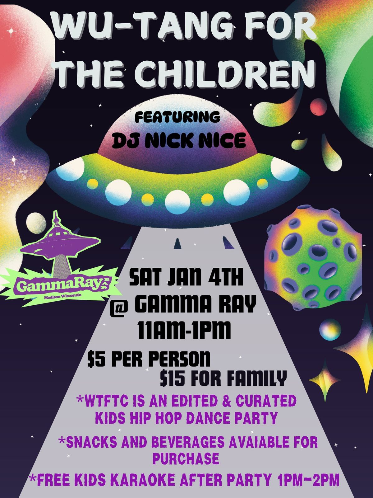 WU-TANG FOR THE CHILDREN featuring DJ Nick Nice