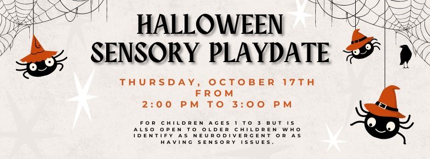 Halloween Sensory Playdate