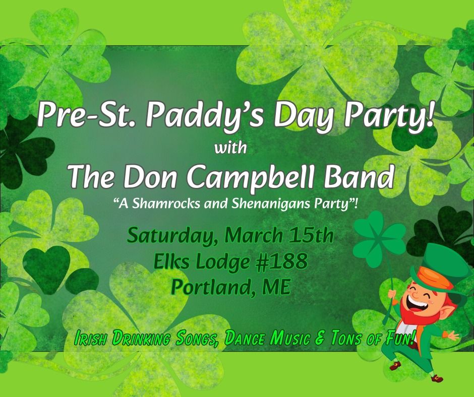 St Paddy's Celebration with The Don Campbell Band