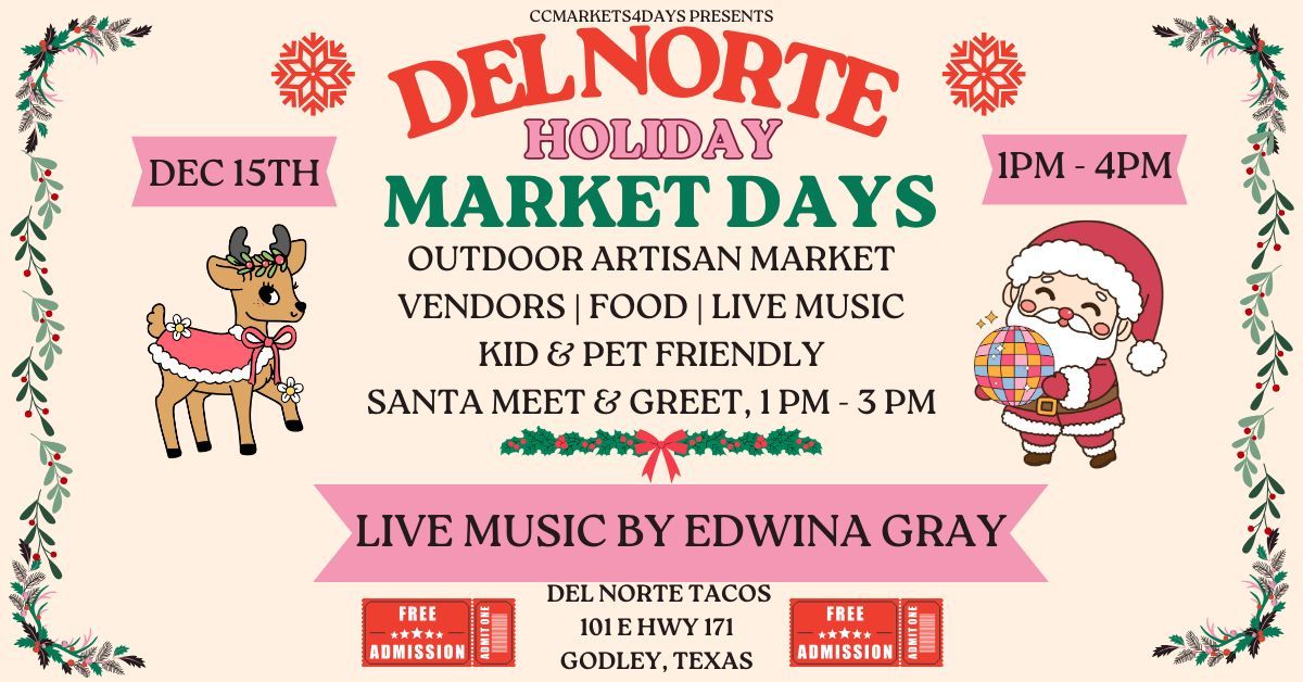 Del Norte Christmas Market Days!\ud83c\udf84