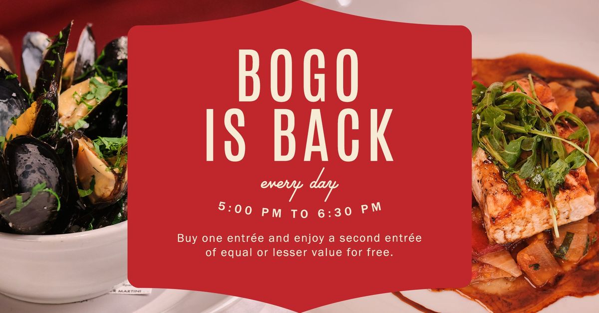 Join Us for BOGO